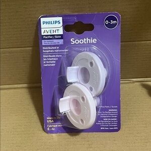 Philips Avent Soothie Pacifier 0-3 Months 2 in pack
